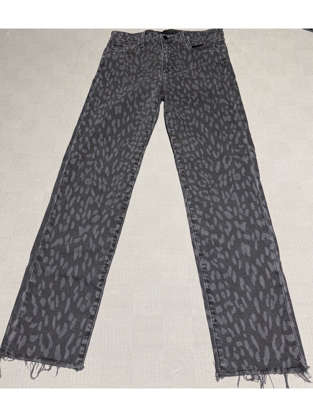 Joes Jeans The Milla Pants Womens 29 High Rise Straight Ankle Leopard